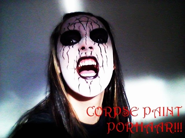 The black metal corpse makeup tutorial 
