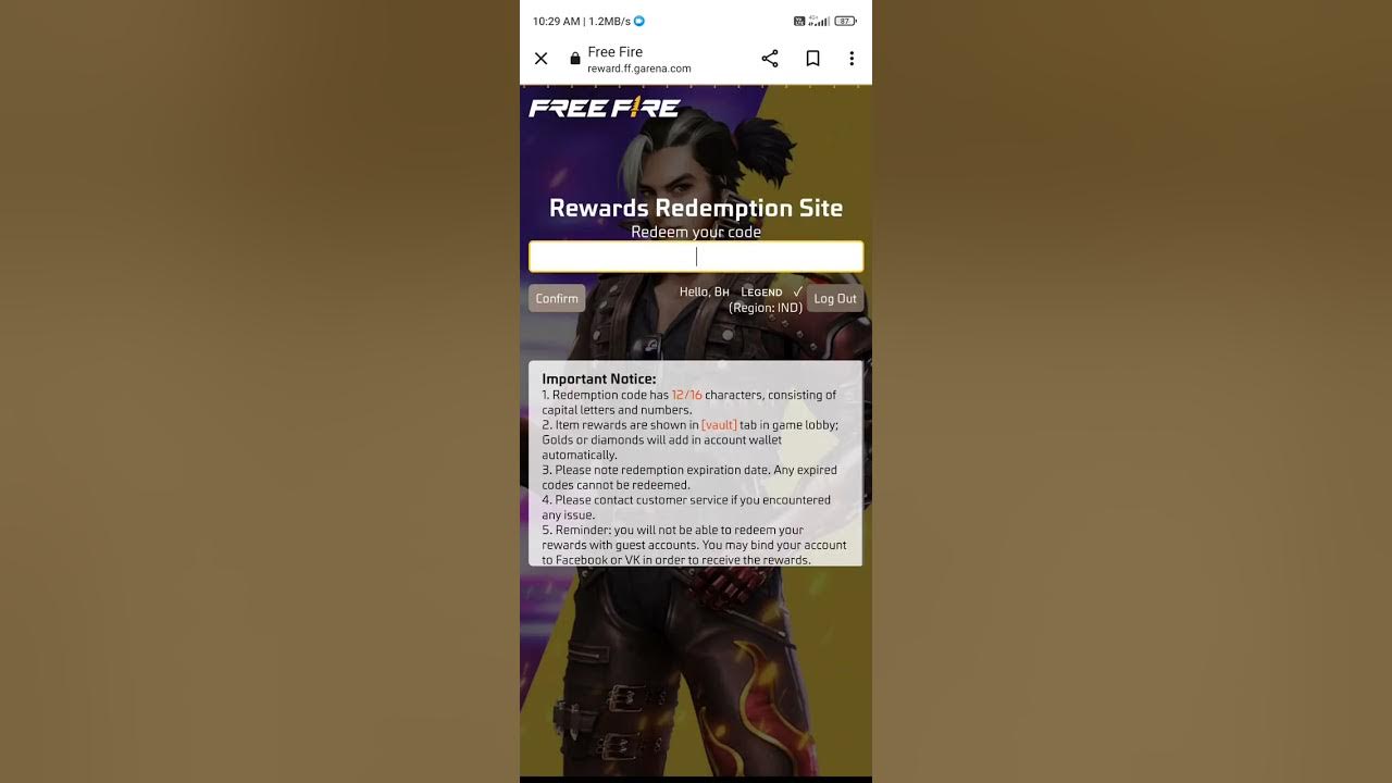 FREE FIRE REDEEM CODE FOR TODAY AUGUST 16 | FF REWARDS REDEEM CODE | FF