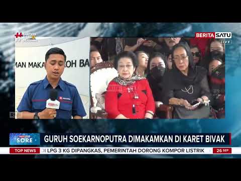 Dimakamkan di Samping Fatmawati, Megawati Hingga Tokoh Antar Kepergian Guruh #Beritasatu