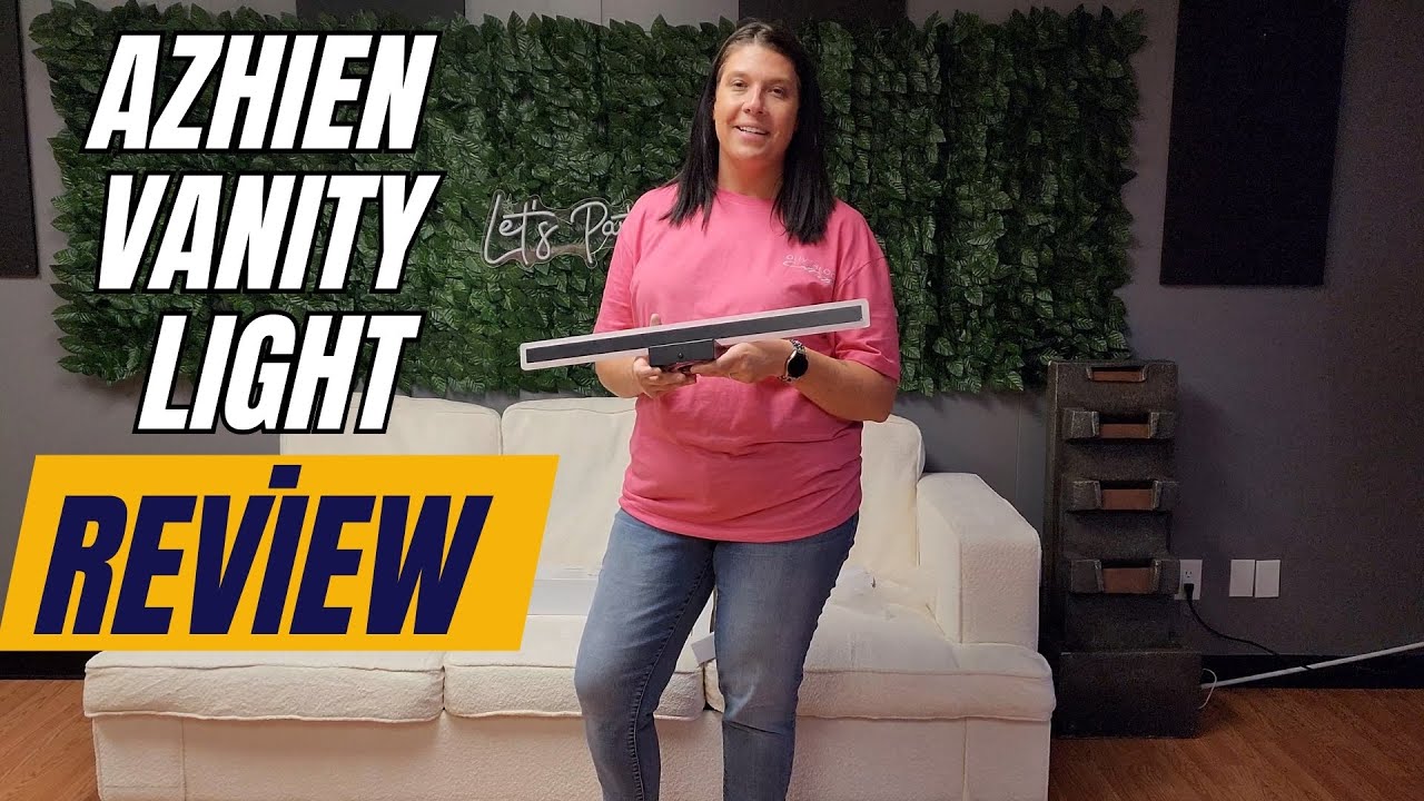Azhien LED Bathroom Light Review 💡 - 5CCT Dimmable Vanity Light for Over Mirror
