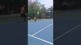 latihan pagi,full forehand