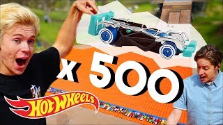 500 Cars vs The Mega Ramp w/Tanner Fox | Hot Wheels Unlimited | Hot Wheels 500 Cars vs The Mega Ramp w/Tanner Fox | Hot Wheels Unlimited | Hot Wheels