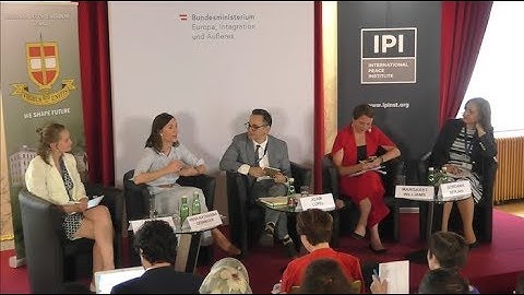 2019 Vienna Seminar: Cooperating on Youth, Peace and Security