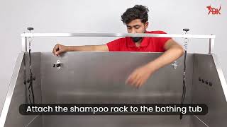 Maxima Fixed Height Bathtub with Sliding Door | Pet bathtub | Bath Tub with Sliding Door Maxima Fixed Height Bathtub with Sliding Door | Pet bathtub | Bath Tub with Sliding Door