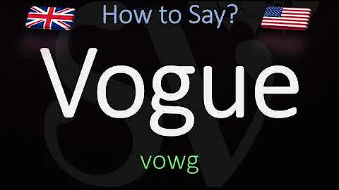 O que quer dizer a palavra Vogue?
