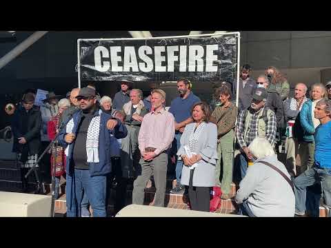 Press Conference, Portland Palestinians and Jews Call for Ceasefire, End Blockade of Gaza, Part 8