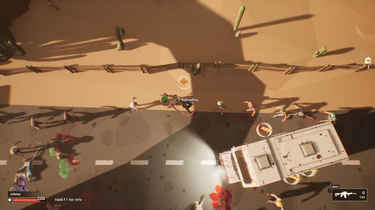 Kill Z Together prototype - Arena Gameplay