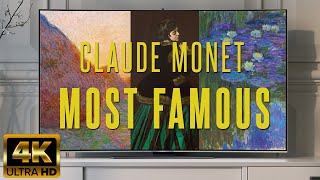 MONET's 25 MOST FAMOUS PAINTINGS | 4K ART SCREENSAVER | BEAUTIFUL VINTAGE ART SLIDESHOW | FULLSCREEN by Your Home Gallery 5,442 views 2 years ago 2 hours, 5 minutes