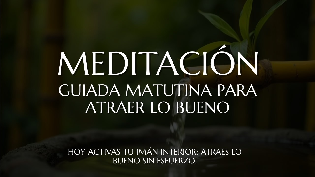 🧲 MEDITACIÓN Guiada Matutina para ATRAER lo BUENO | Soluna Alma - YouTube