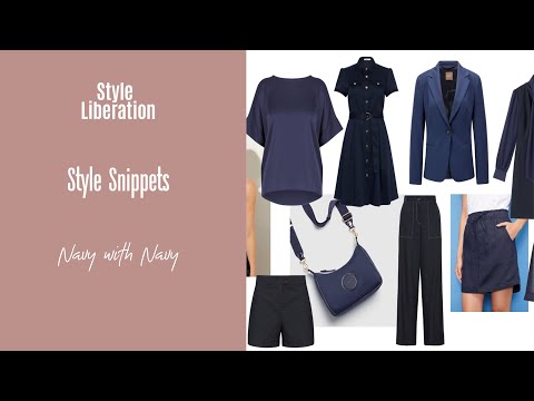 2022 01 05 Style Snippet -  Navy with Navy