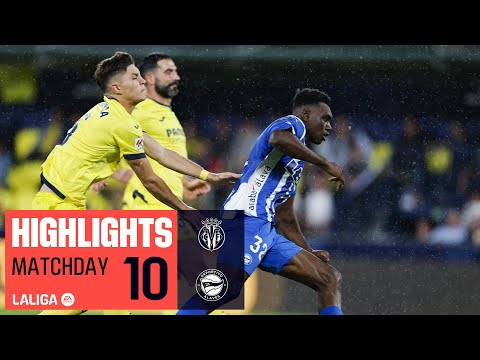 Villarreal Alaves Goals And Highlights