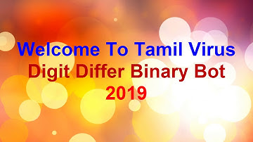 Digit Differ Binary bot FREE  Download 100 % winning bot in 2019