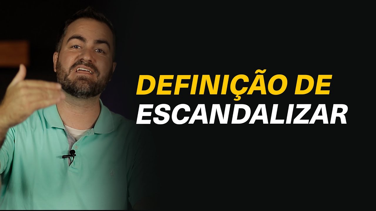 O que é escandalizar? - Filipe Niel #246 - YouTube