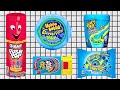 Unboxing Satisfying ASMR Giant Push Pop Candy Jelly Gummy Mukbang Food Challenge