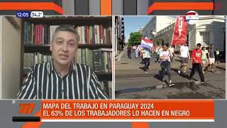 Mapa del trabajo en Paraguay 2024