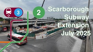 July 2025 Scarborough Subway Extension Progress