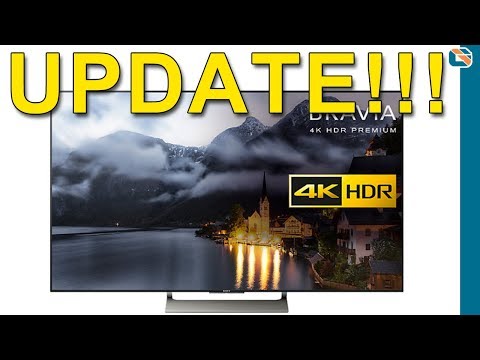 Sony Bravia KD-65XE9005 65 inch 4K HDR TV Update