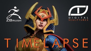 Zbrush Timelapse - Sculpting Big Barda (Long Version)