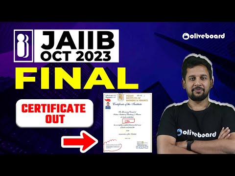 JAIIB Certificate Out 2023 | JAIIB OCT 2023 Certificate Out | By Rajeev Sir