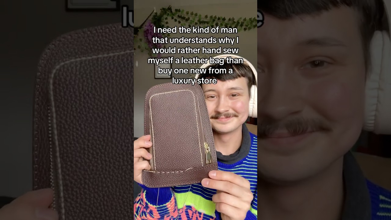 We’re experimenting with leather around here and loving it 😉 