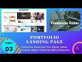 Portfolio Landing page| Elementor &amp; Pro, Happy Addon, Livemash, Premium addon|cmbd-51/55/56 | part-3