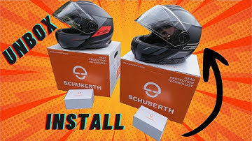 Schuberth C5 and SC2 Unboxing and Installing Review | EASY Step-by-step
