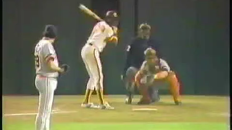 Larry Barnett getting hit "flush on"