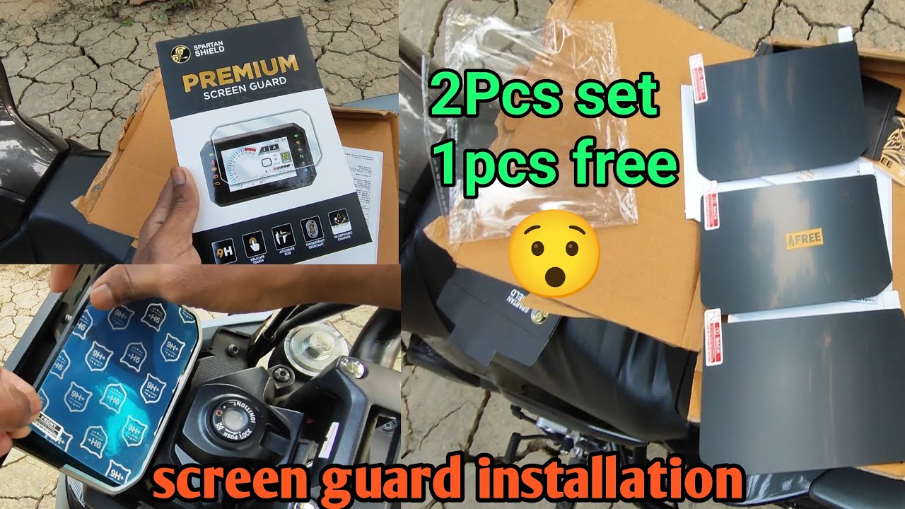 Metre console screen guard installation New Hero Xtreme 125R Dual Channel ABS model 