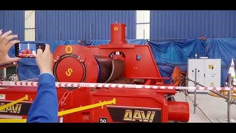 LẮP ĐẶT MÁY LỐC TÔN 3 TRỤC DAVI MAV 3085 HD