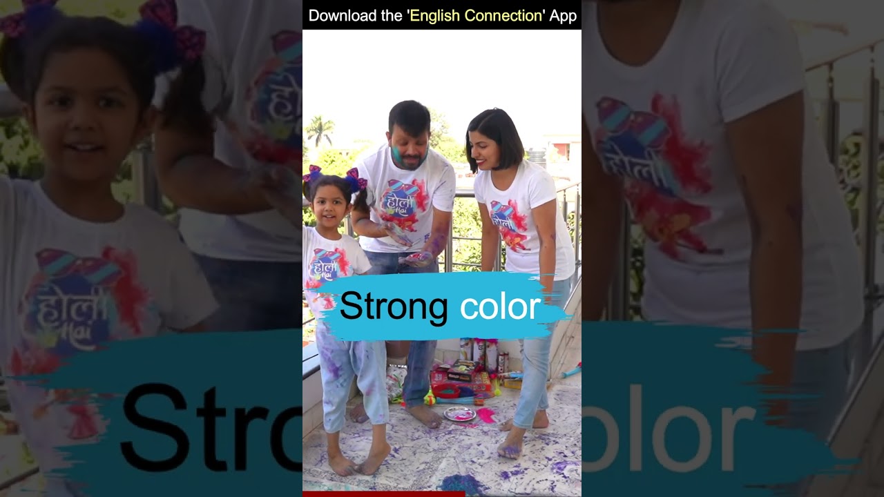 Holi Related English Words | Holi Vocabulary & Sentences | Kanchan Vidya Connection 