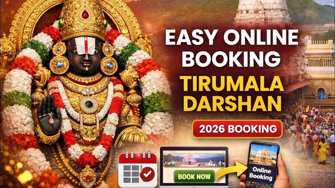 Tirumala Darshan Ticket Booking 2026 | Easy Online Booking Step by Step