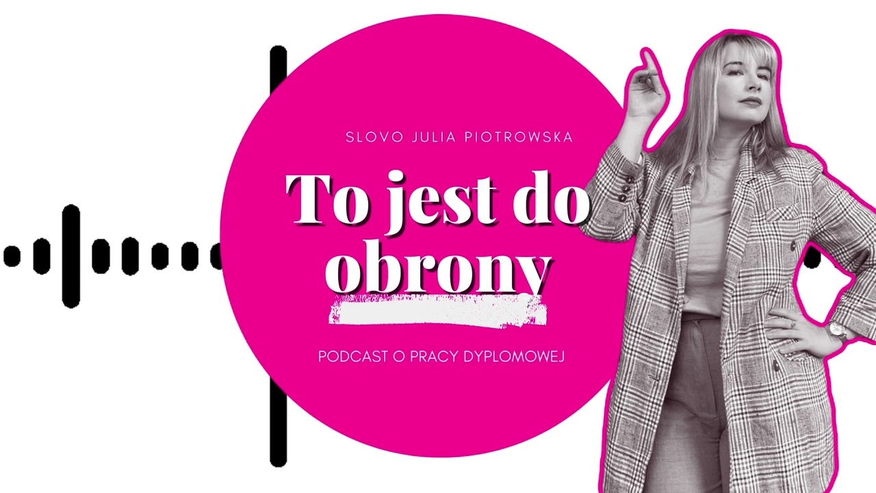 ChatGPT a praca dyplomowa. To w końcu używać czy nie? | podcast TO JEST DO OBRONY