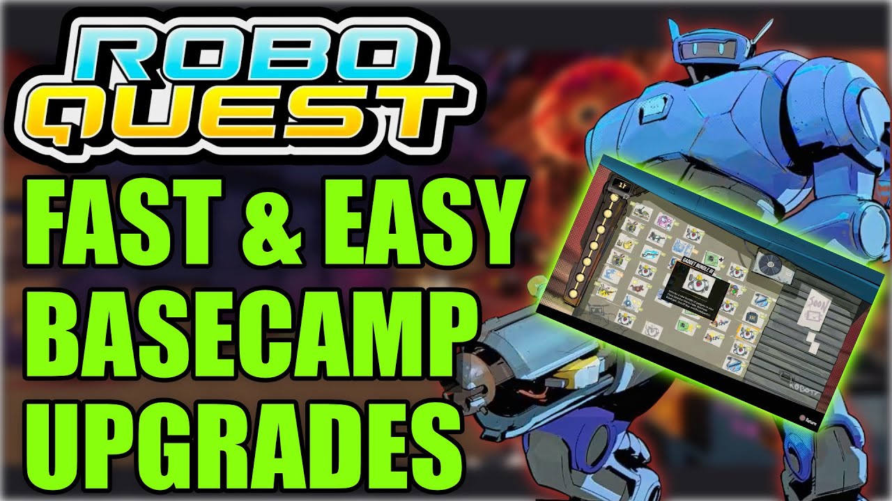 ROBOQUEST Fast & Easy Ways To Unlock ALL Basecamp Upgrades, Engineer