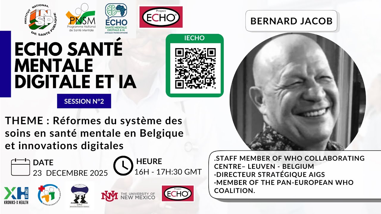 ECHO SANTÉ MENTALE DIGITALE & IA 2 :  Digital et Réforme structurelle du système de santé mentale