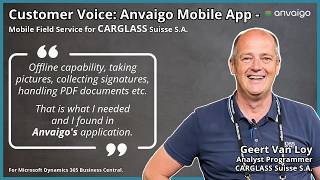 Customer Voice: Anvaigo Field Service App for CARGLASS Suisse S.A. screenshot 1