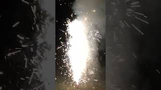 【自宅の庭にて】噴出花火①