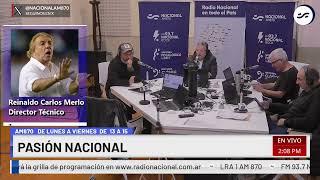 Reinaldo Carlos "Mostaza" Merlo en Pasión Nacional