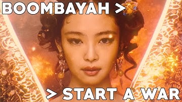 BLACKPINK, solo, and solo collab MVs, but every time they say the title the song changes