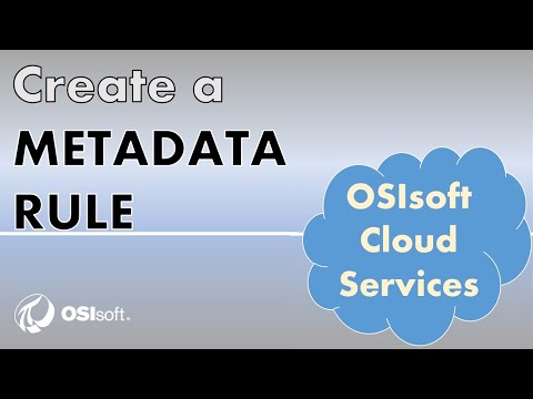 OCS Portal - Create a Metadata Rule