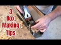 Hand plane techniques  box making tips