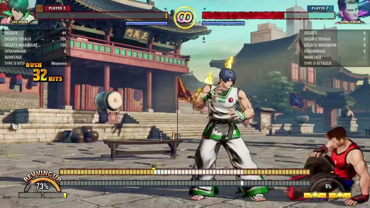 Fatal Fury City of the Wolves : Kim Jae Hoon Corner Combo