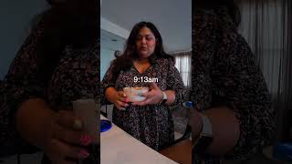 8am morning routine, heatless curls,grwm, breakfast, plan my day, and protein coffee @runaazam