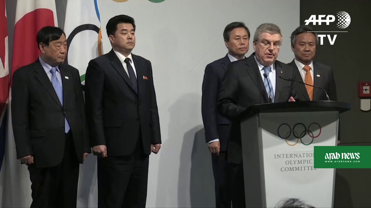 North and South Korea to march under same flag at 2018 Games:IOC - YouTube