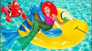 Disney Princess Ariel's Pool Party Mermaid Inflatable Toys