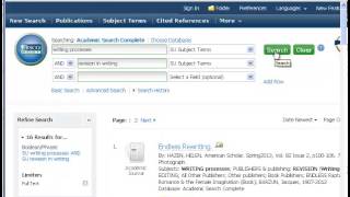 Database Screencast