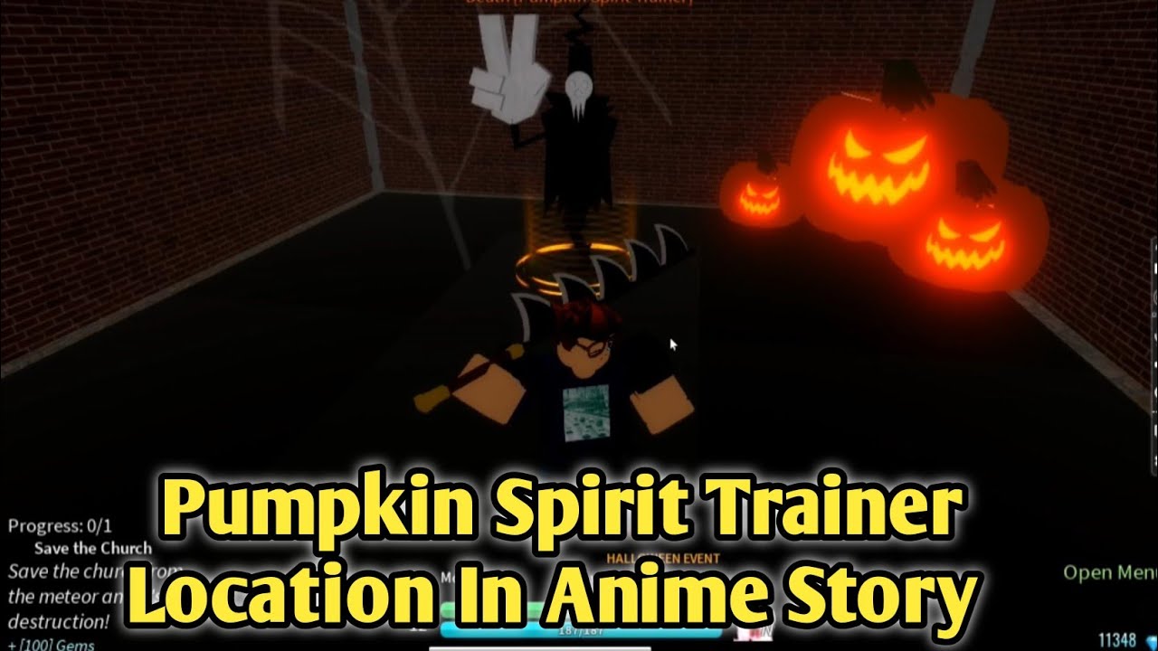 How To Find Halloween Pumpkin Spirit Trainer in Anime Story | Anime Story Spirit Trainer Location