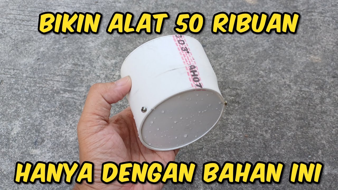 DIY BACKFLOW VALVE | MEMBUAT PENUTUP SALURAN AIR ANTI TIKUS