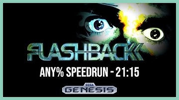 World Record - Flashback (Genesis EMU) Any% Speedrun - 21:15