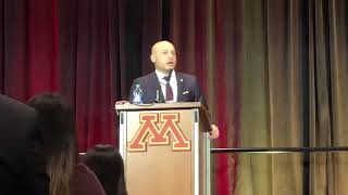 P.J. Fleck talks about Jaqwondis Burns from IMG Academy!