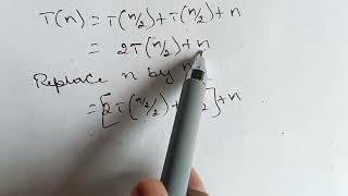 Time complexity of merge sort